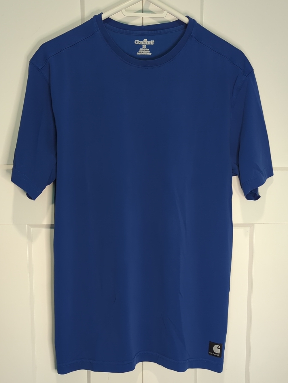 Carhartt Work Dry Performance Short Sleeve Tee in Royal Blue Size M